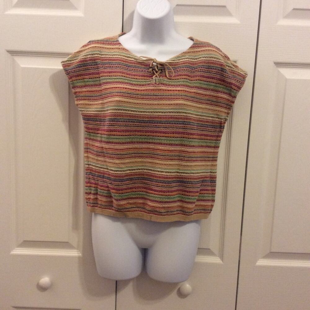 Chaps colorful knit top